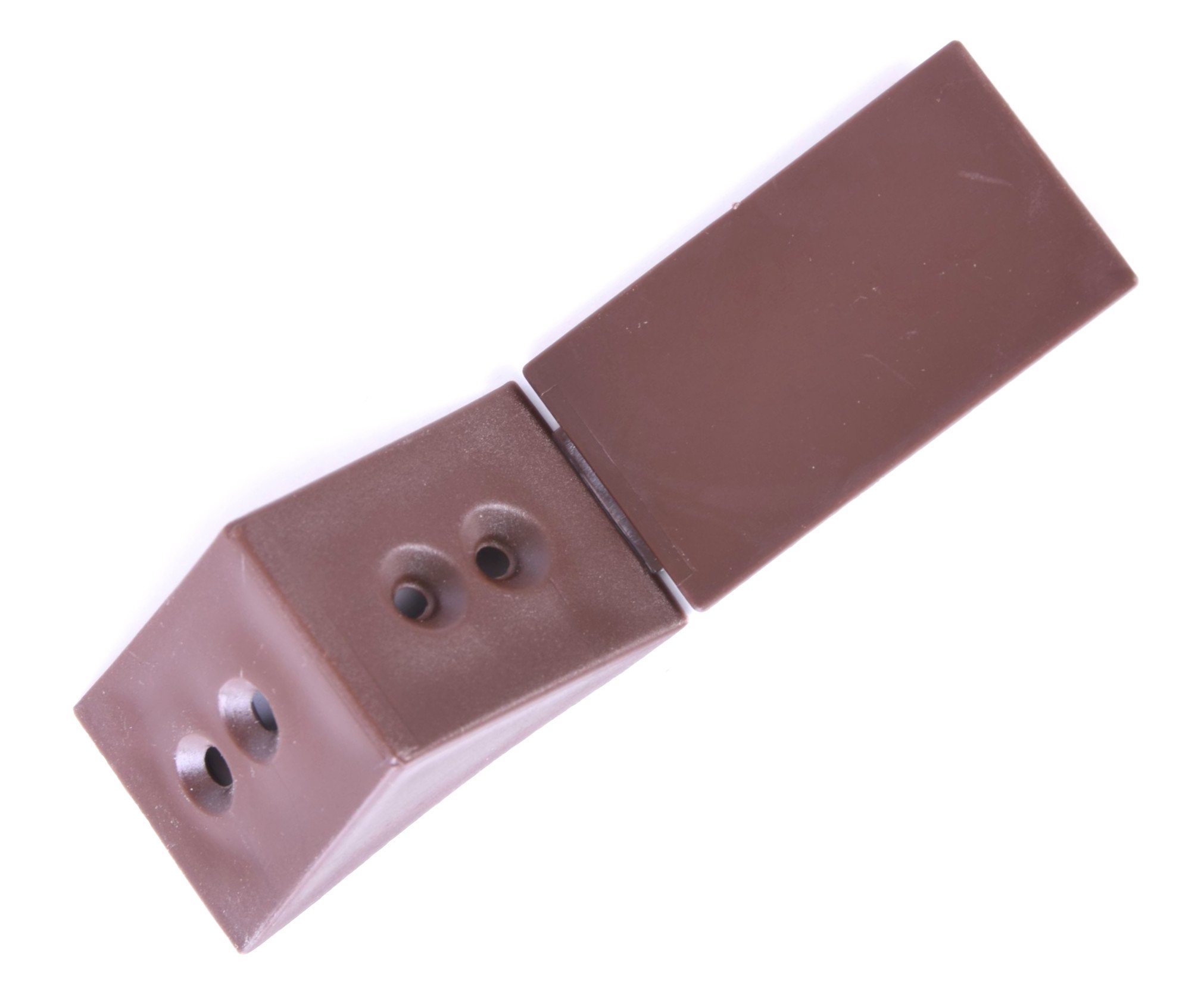 Roh spojovací plastový velký - hnědý