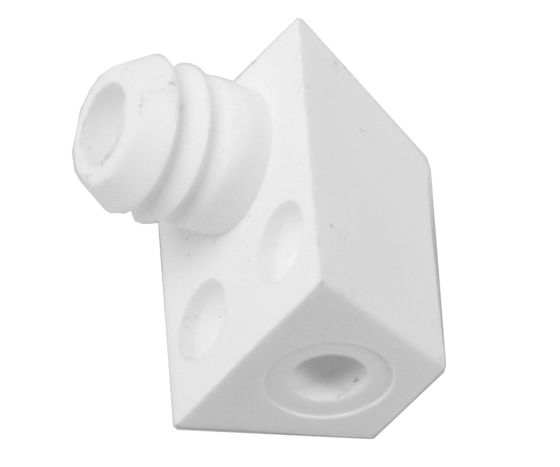Element upevňovací plastový - bílý