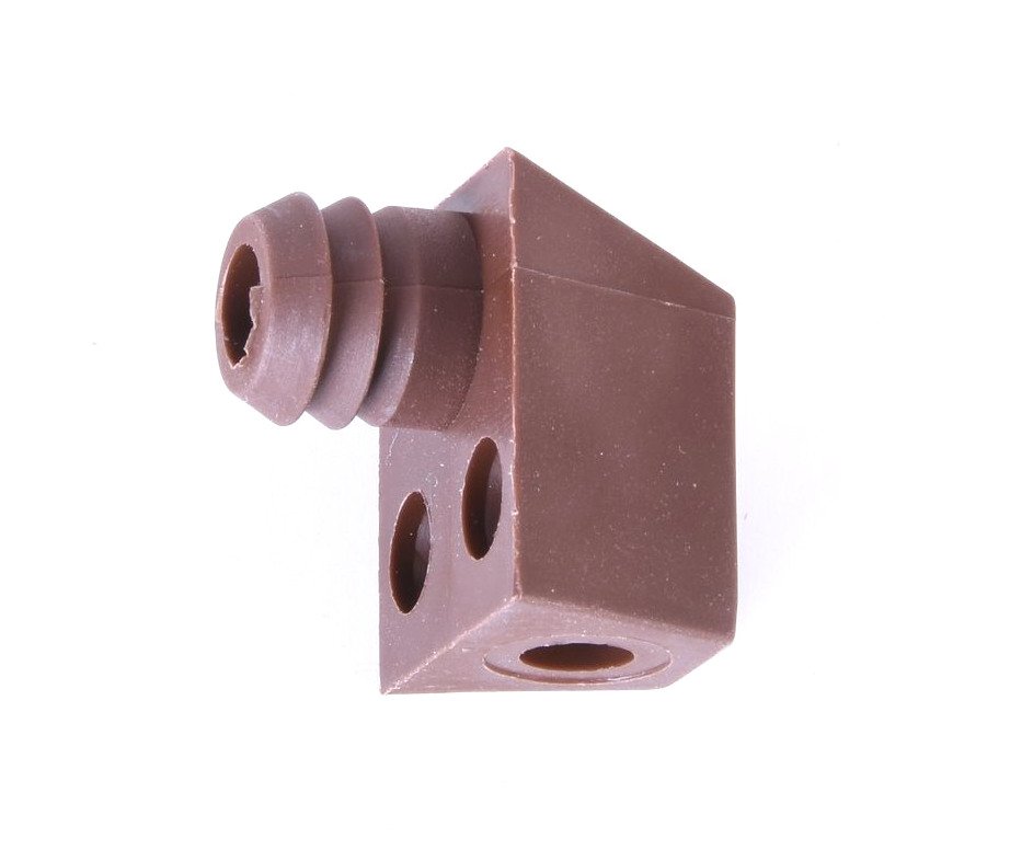 Element upevňovací plastový - hnědý