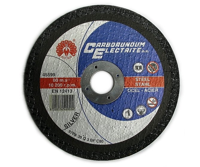 Kotouč řezný ocel Carbo Silver Carborundum Electrite - 230x2.0x22.2mm