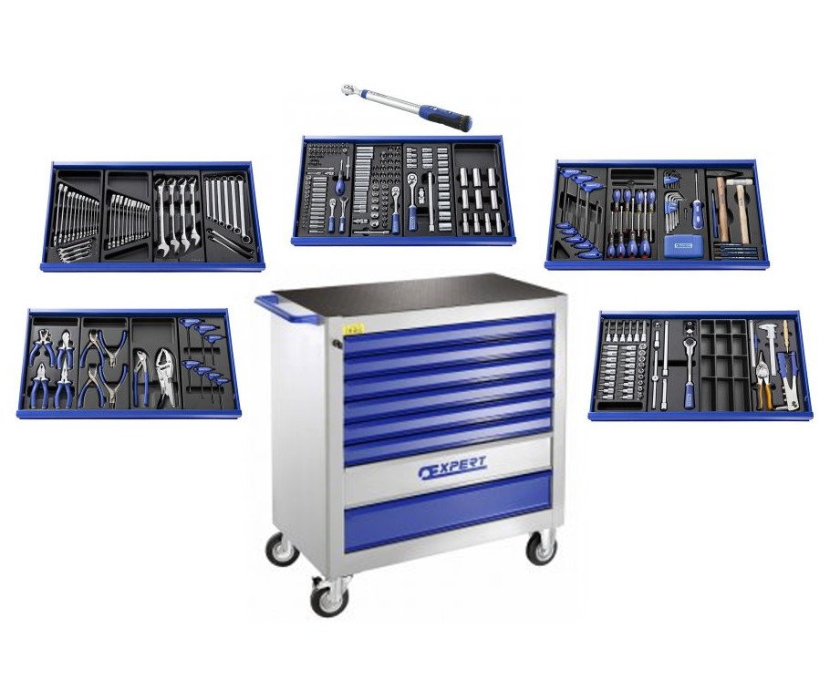 Vozík montážní s nářadím 351ks Tona Expert E220333