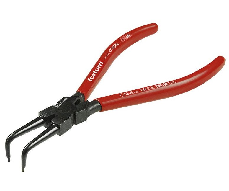 Kleště seger zahnuté vnitřní Fortum - 140mm
