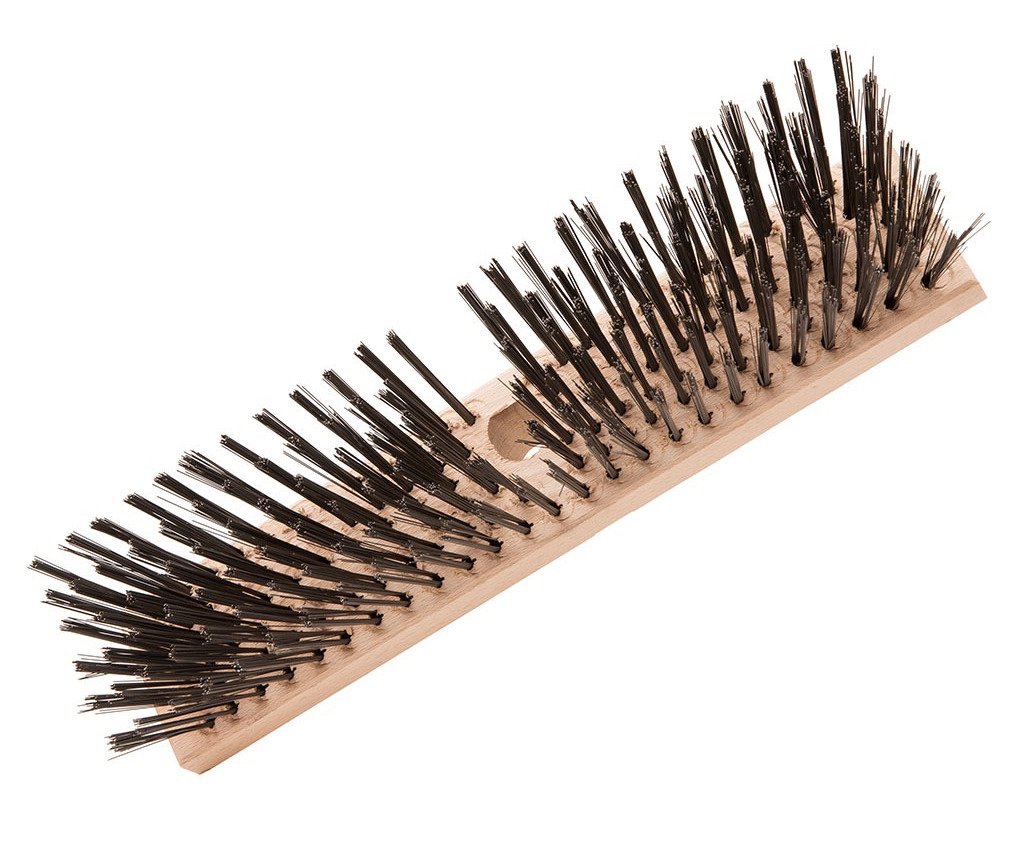 Kartáč silniční drátěný na hůl 30cm