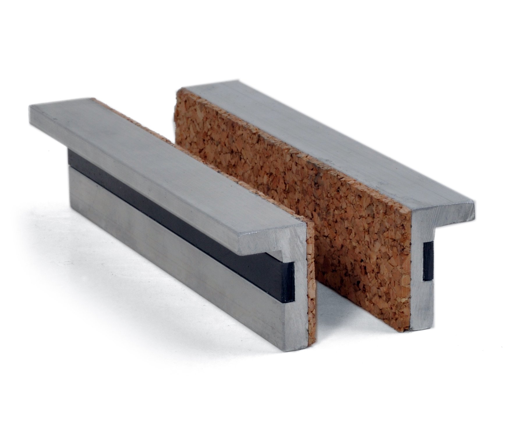 Vložky čelistí svěráku korek - 250mm