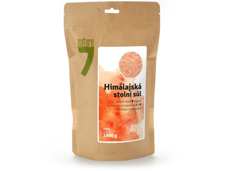 Sůl himalájská kuchyňská 1kg Nature7