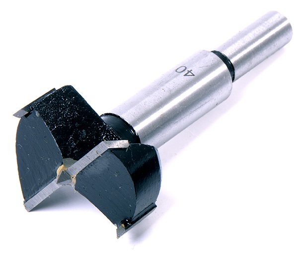 Sukovník s válcovou stopkou a SK břity - 40mm