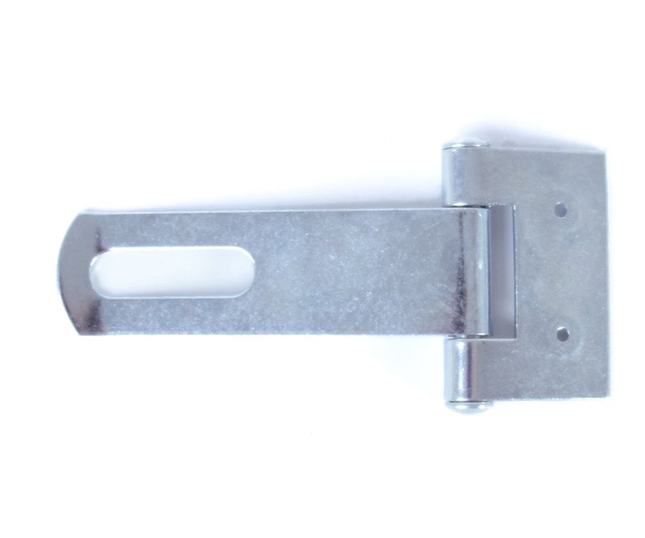 Petlice kloubová s očkem - 100mm pozink