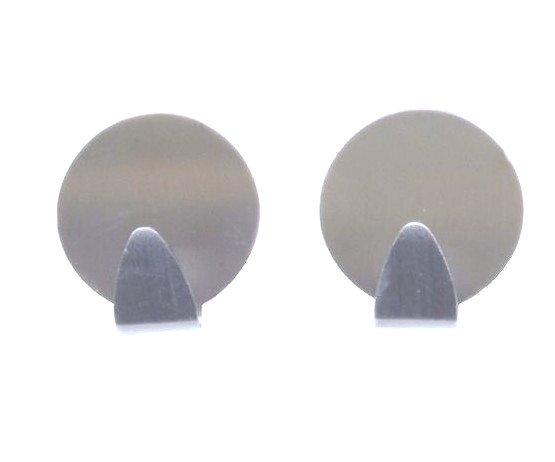 Háček samolepicí nerez kruh 2ks