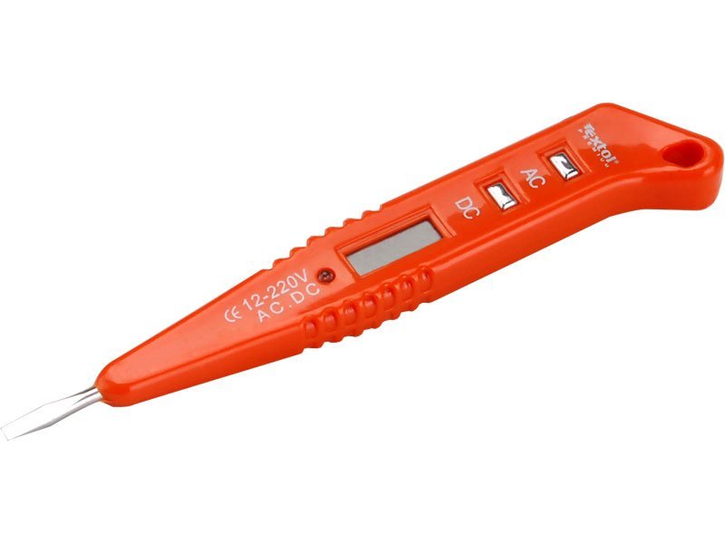 Zkoušečka napětí 12-220V AC/DC digitální Extol Premium 8831210
