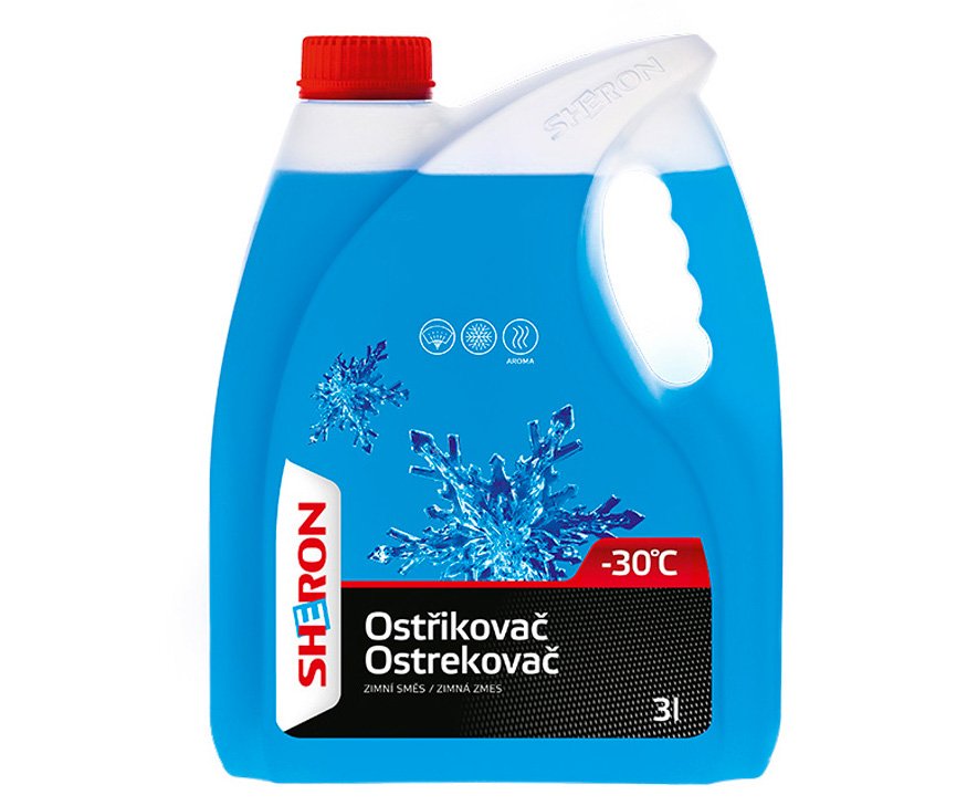 Směs do ostřikovačů zimní -30°C 3l Sheron