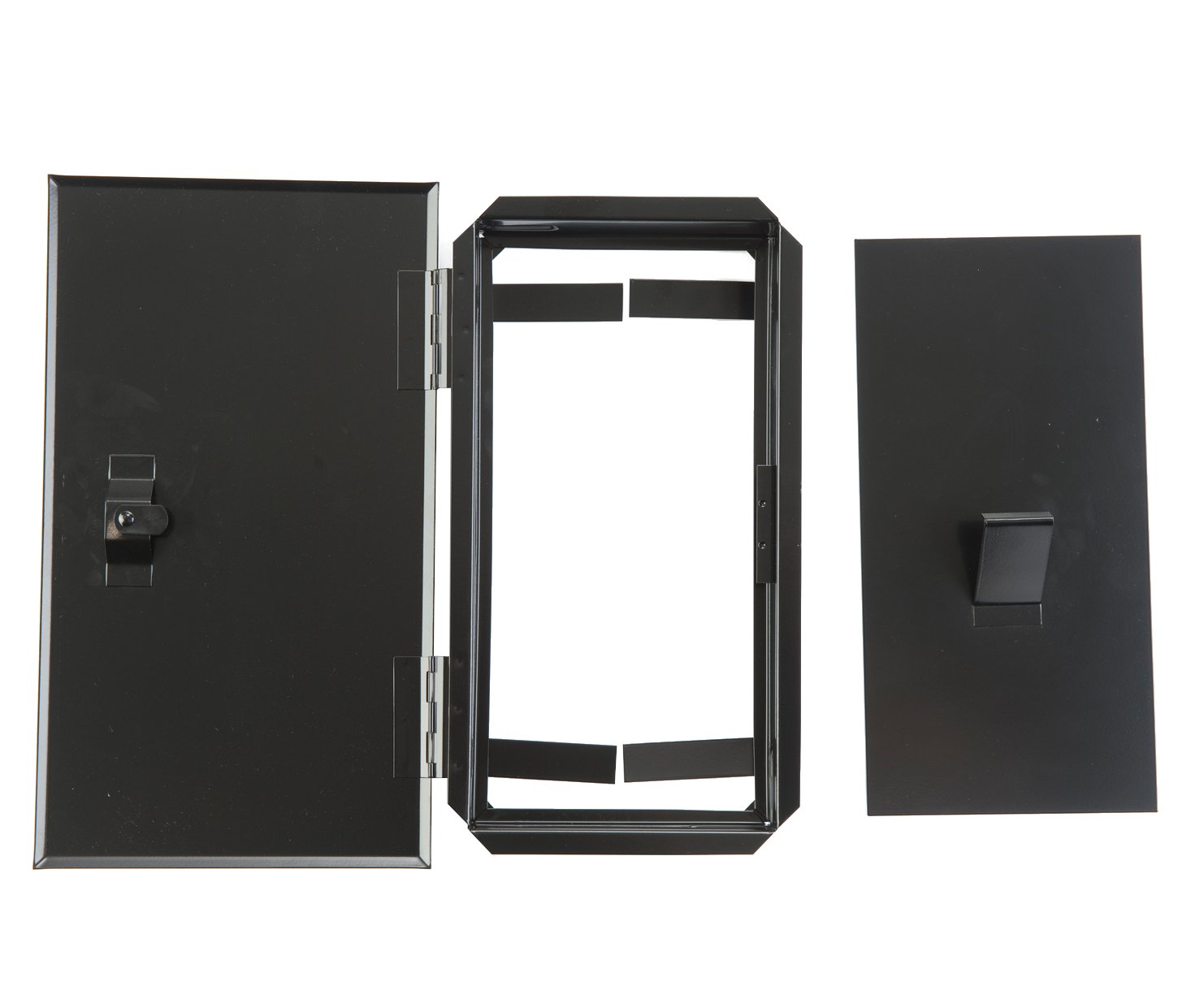 Dvířka komínová 155x305mm Mars - černá