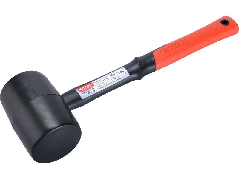 Palička pryžová Extol Premium - černá 80mm 8811105