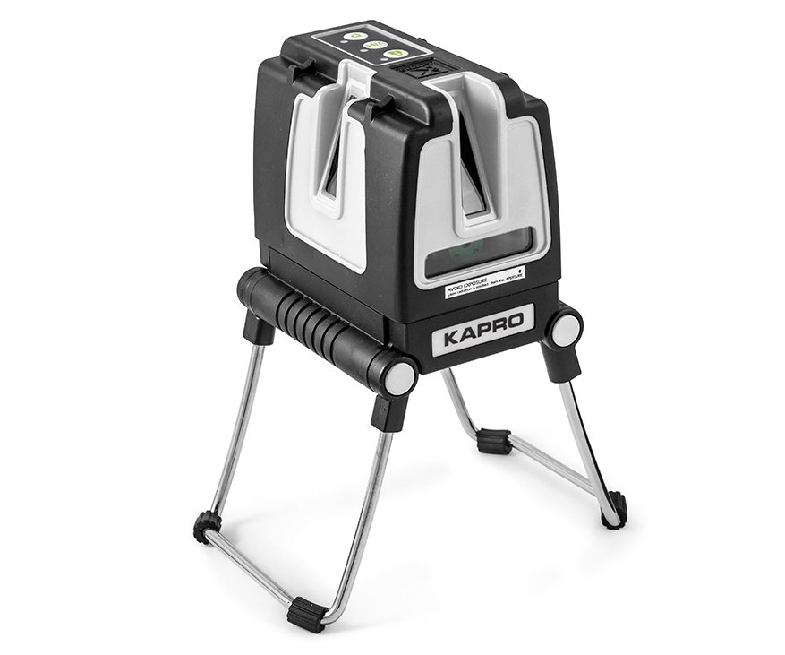 Laser křížový+1V zelený Kapro 873G - bez stativu a tyče