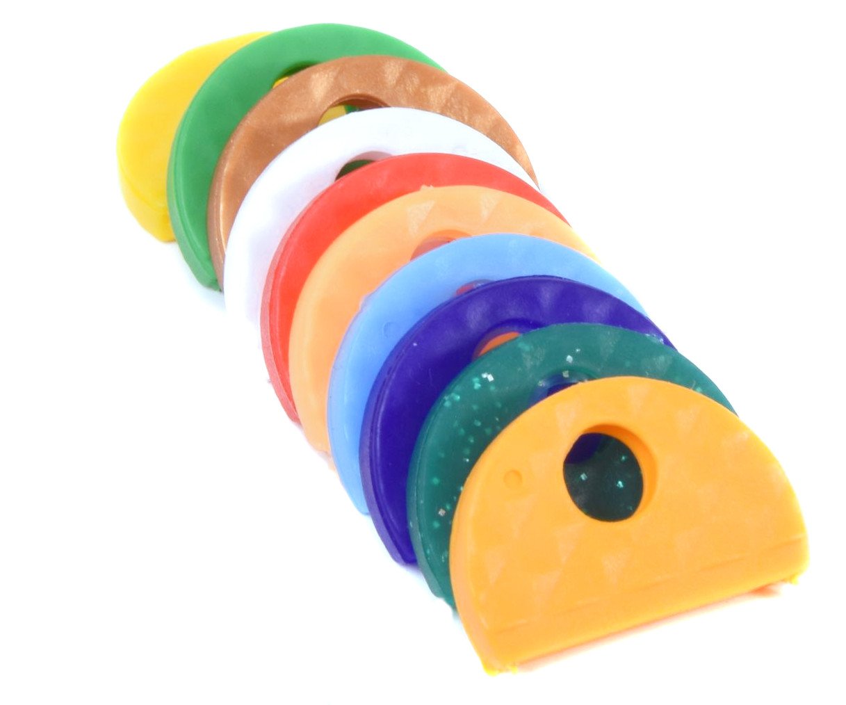 Rozlišovač na klíče půlkruh barevný