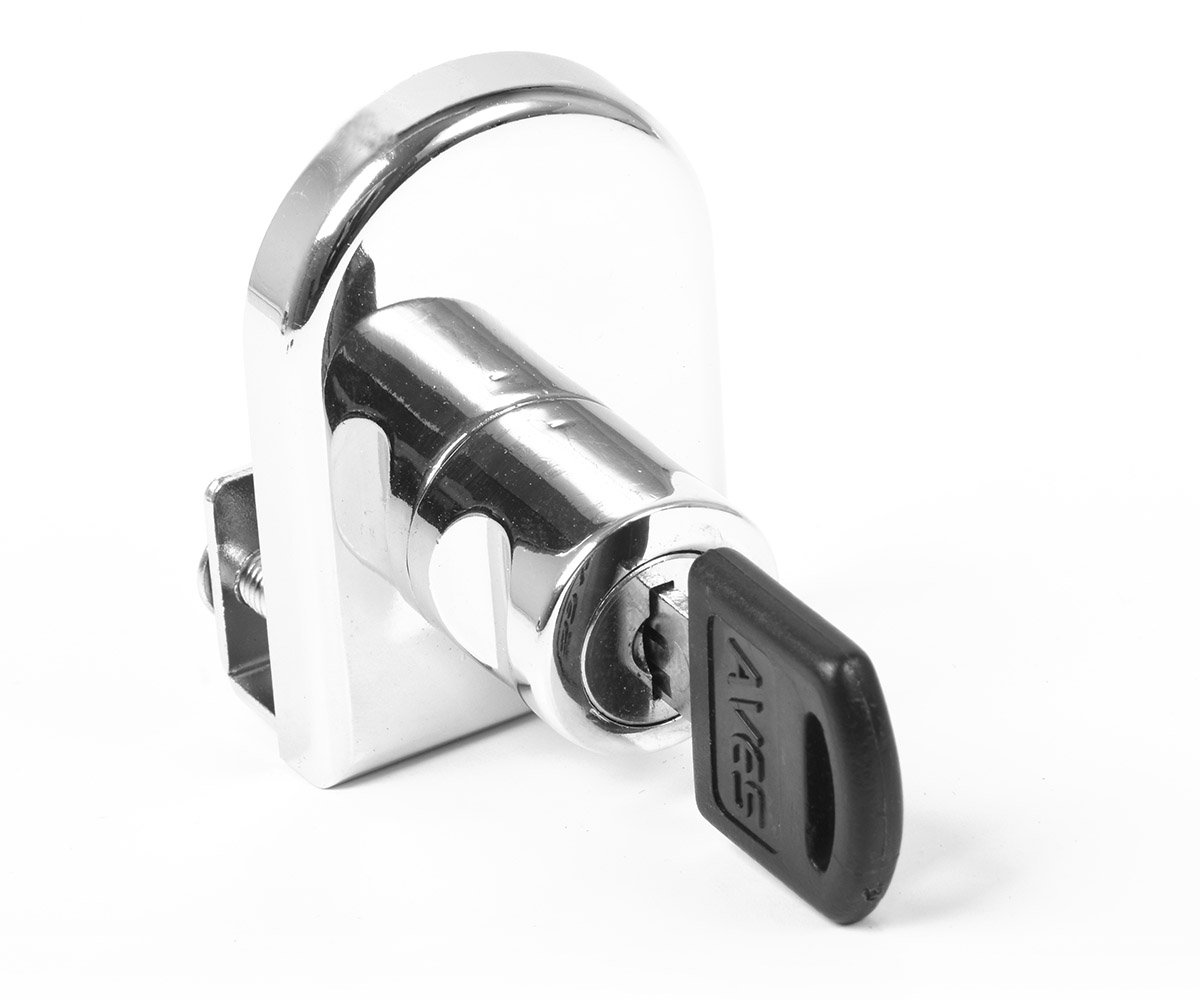 Zámek na sklo 408-5 Armstrong - chrom