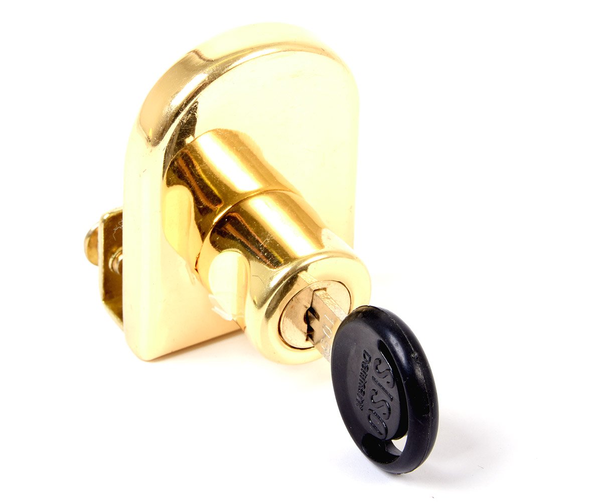 Zámek na sklo 408-5 Armstrong - mosaz