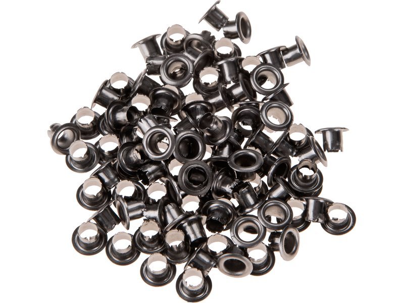 Druky (očka) 4/8mm 100ks Extol Craft - šedý nikl