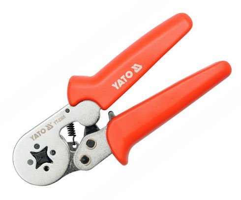 Kleště lisovací na koncové dutinky 175mm Yato 2305