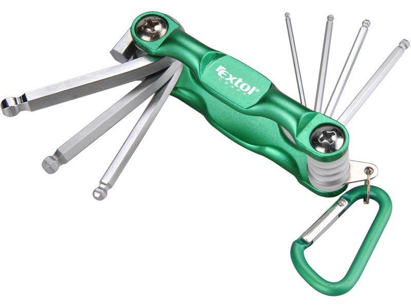 Sada imbus klíčů kapesní 7ks 1.5-6mm Extol Craft 66006