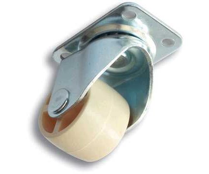 Kolečko nábytkové otočné 32mm Tokoz - bílé