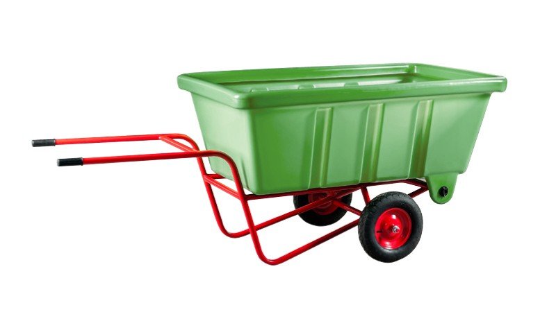 Kolečko dvoukolové plast - 500l