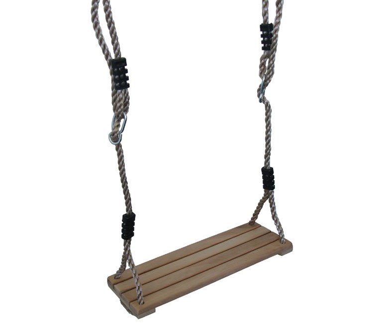 Houpačka dětská dřevěná sedátko