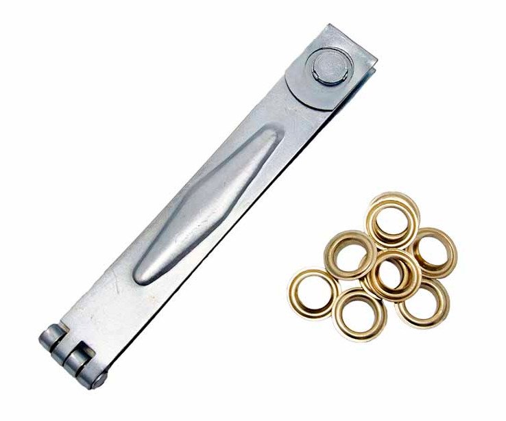 Kroužky plachtové 12mm 10ks s raznicí