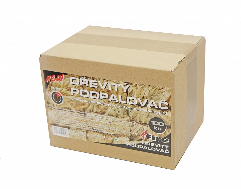 Podpalovač dřevitý 100ks