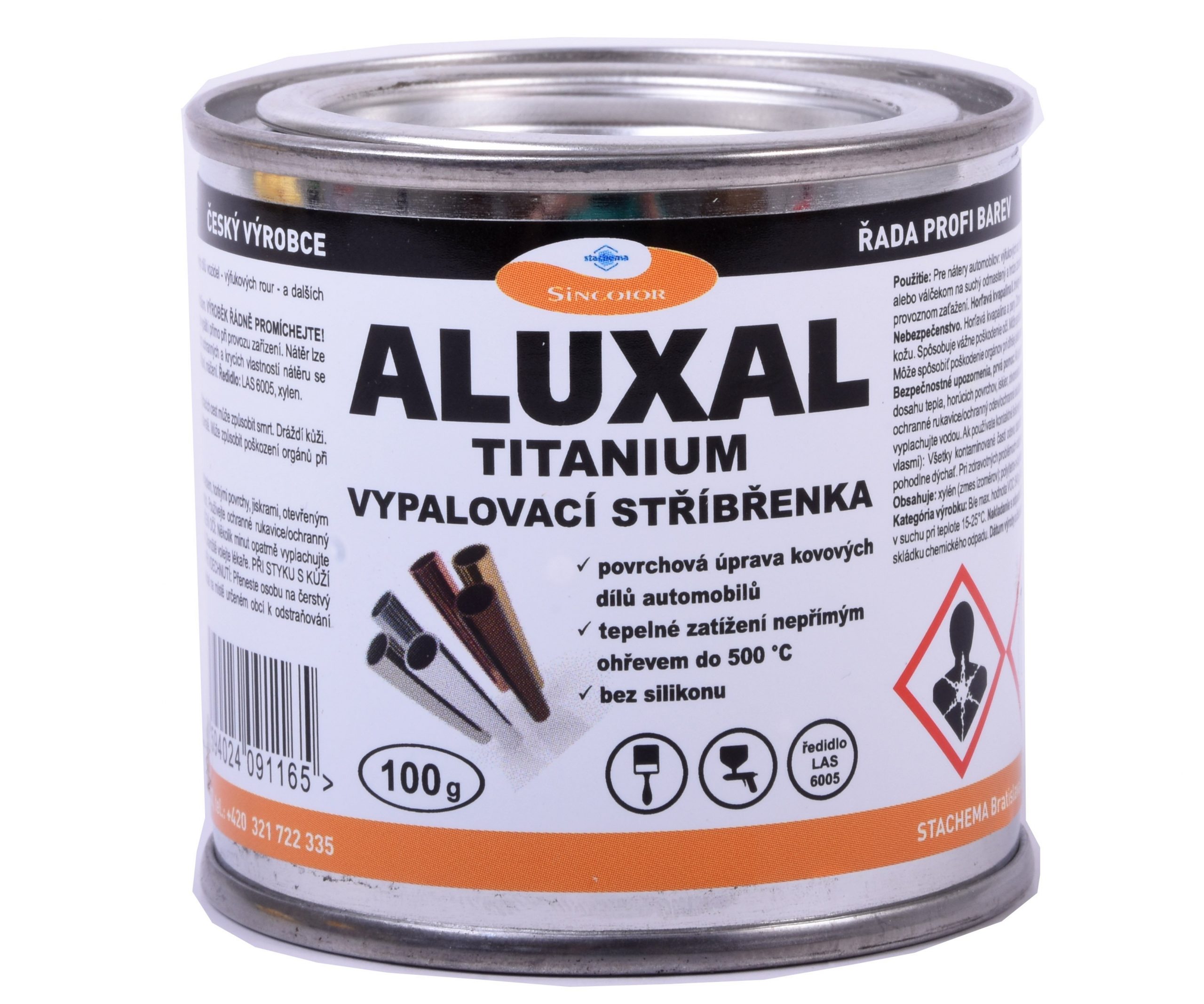 Stříbřenka vypalovací ALUXAL Titanium - 4000g