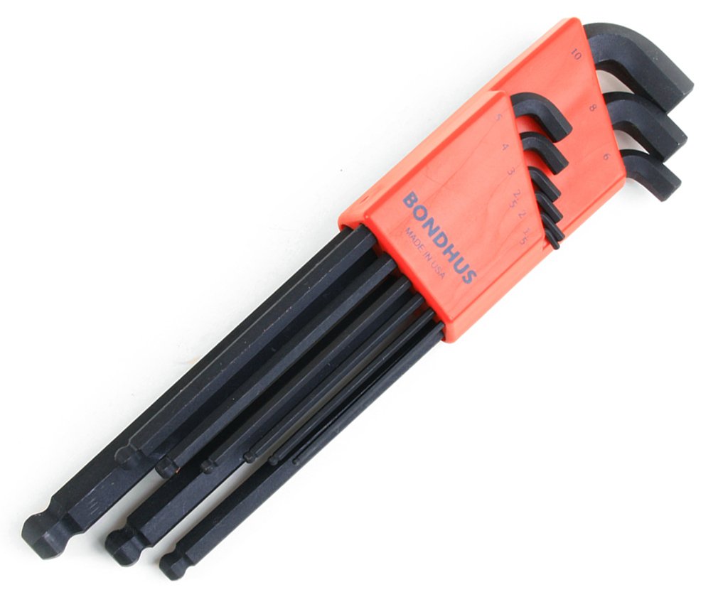 Sada imbus klíčů Stubby zkrácených 9ks Bondhus 16599