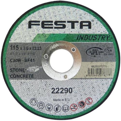Kotouč řezný kámen a beton 230x3 FESTA INDUSTRY Euronářadí