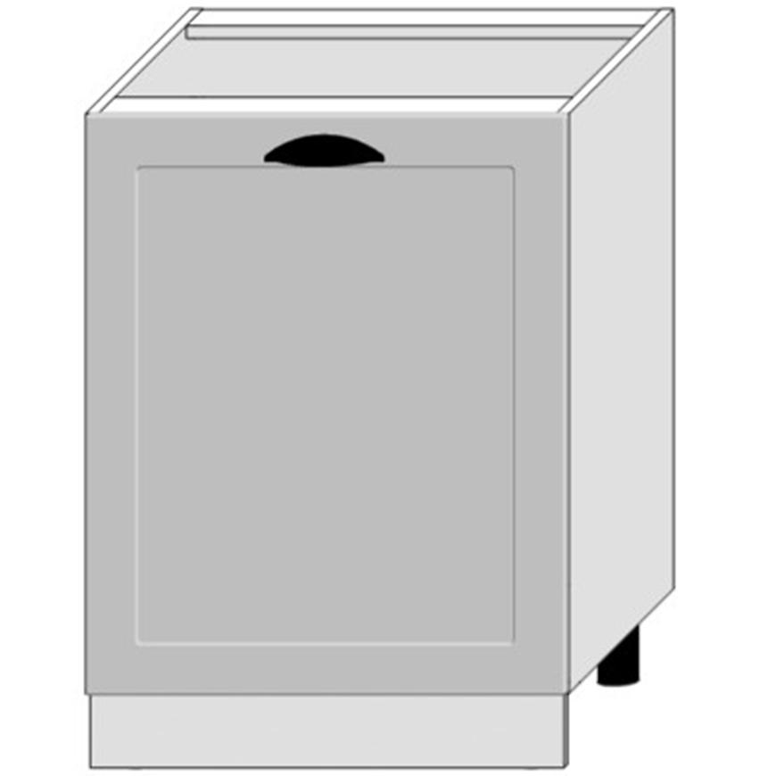 Kuchyňská Skříňka Adele D60 Pl šedá mat/bílá Baumax