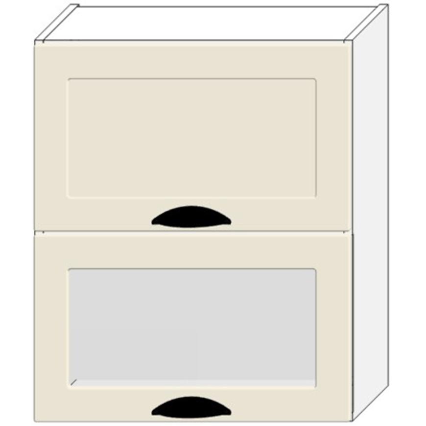 Kuchyňská Skříňka Adele W60grf/2 Sd Coffe mat/bílá Baumax