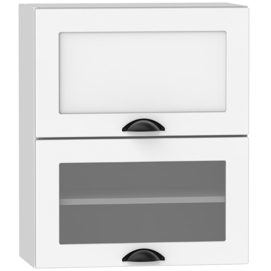 Kuchyňská Skříňka Adele W60grf/2 Sd bílý puntík/bílá Baumax