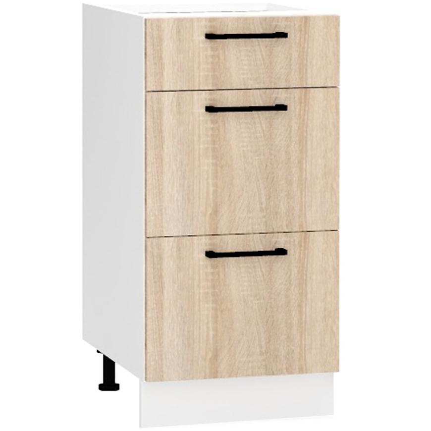Kuchyňská Skříňka Bono D40s/3 dub sonoma/bílá Baumax