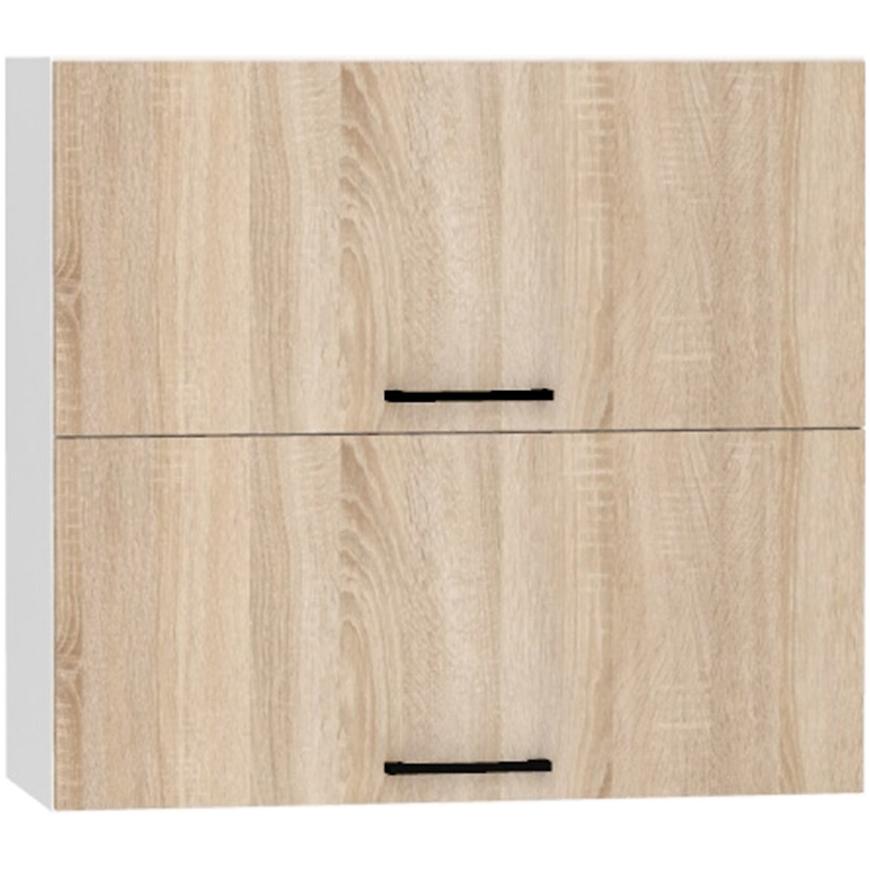 Kuchyňská Skříňka Bono W80grf/2 dub sonoma/bílá Baumax