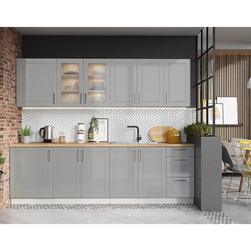 Kuchyňská linka Natalia 260 Z Ws80su+Ws80 šedá Baumax