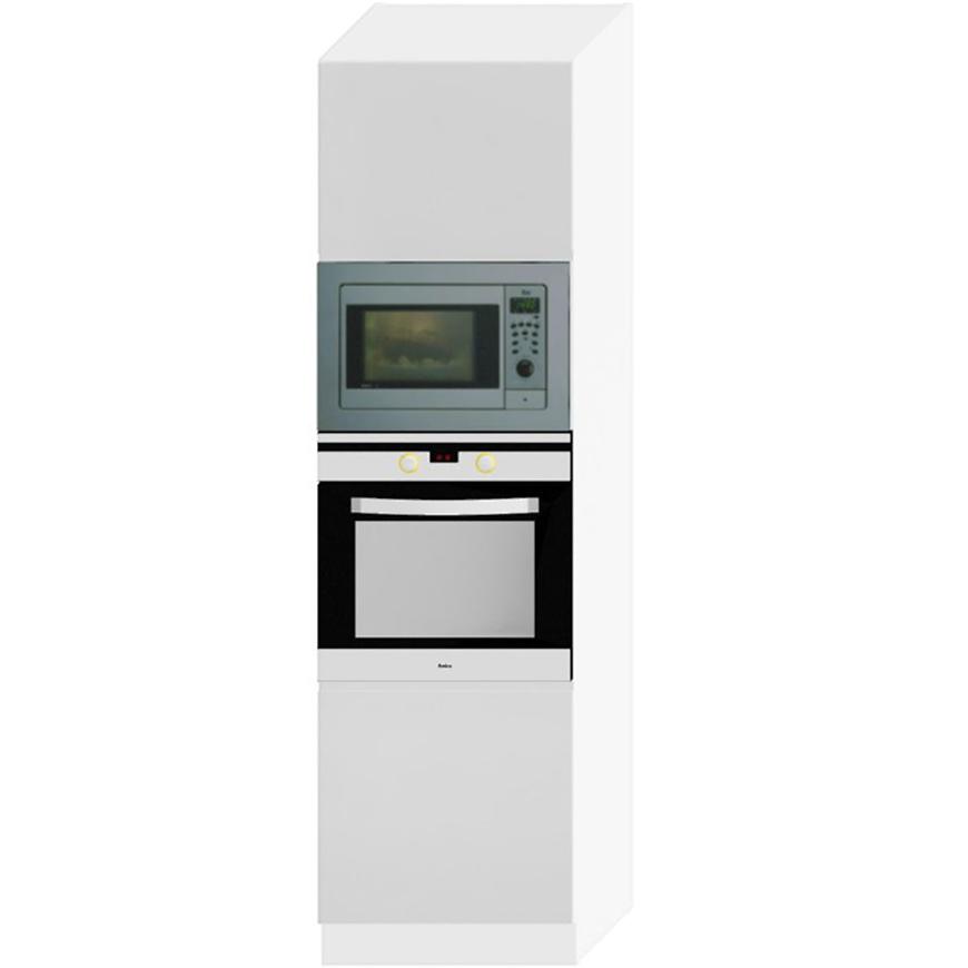 Kuchyňská skříňka Livia D60pk Mv 2133 Pl světle šedá mat/bílá Baumax