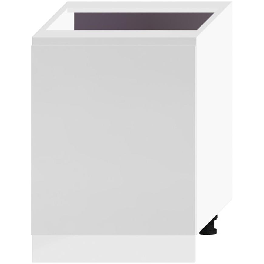 Kuchyňská skříňka Livia D60zl Pl světle šedá mat/bílá Baumax