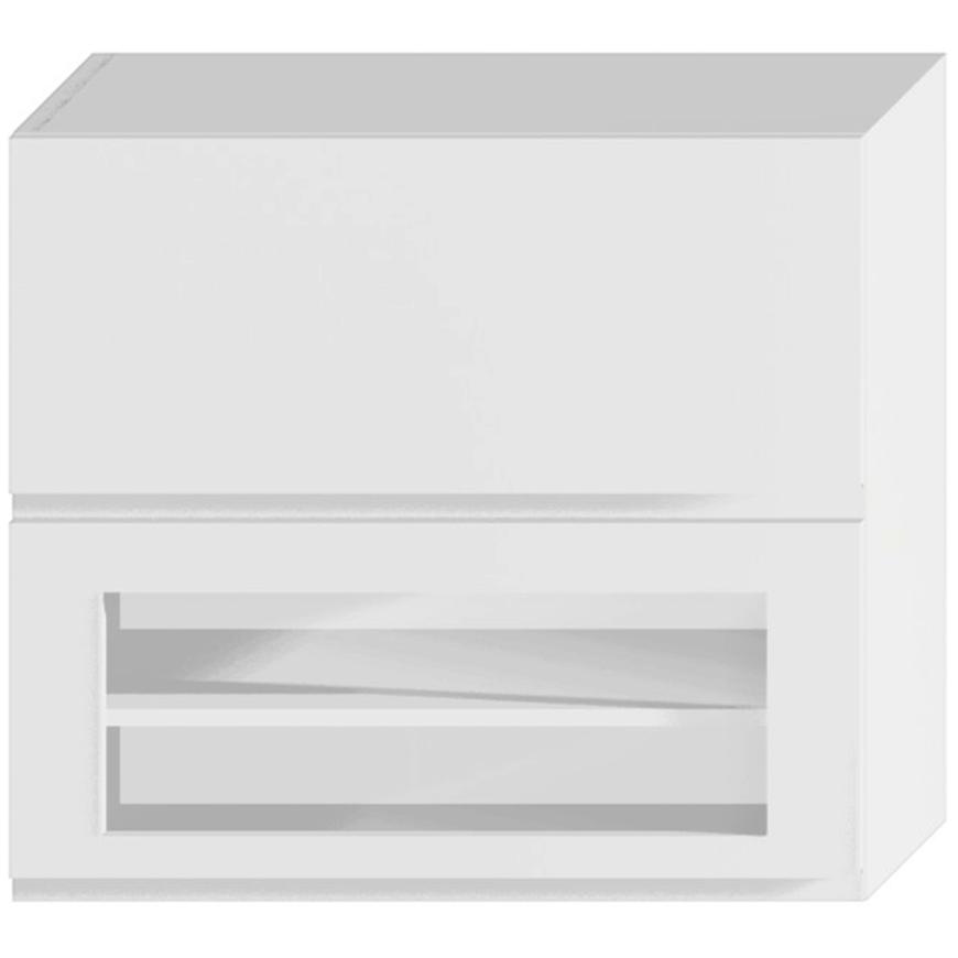 Kuchyňská skříňka Livia W80grf/2 Sd bílá lesk/bílá Baumax