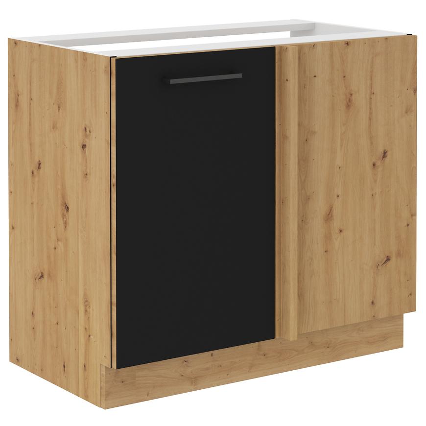 Kuchyňská skříňka Modena 105nd 1f Bb černá/dub artisan Baumax