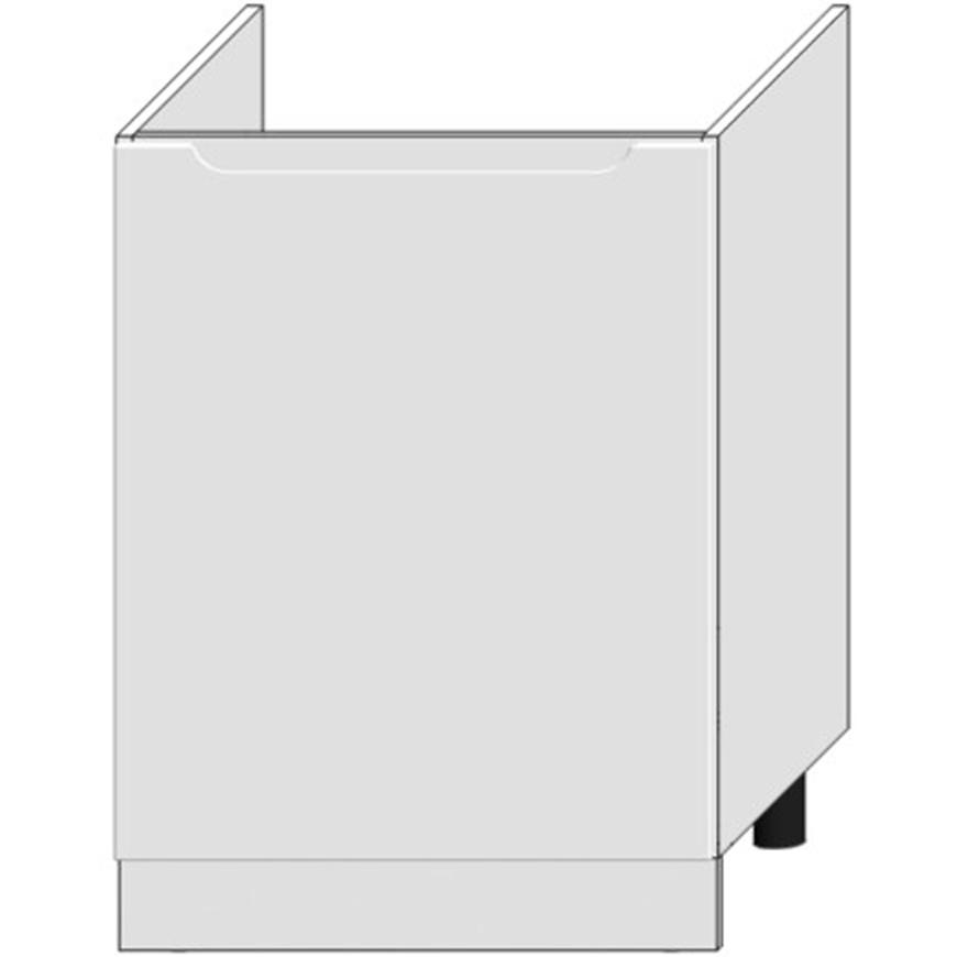 Kuchyňská skříňka Zoya D60zl Pl bílý puntík/bílá Baumax