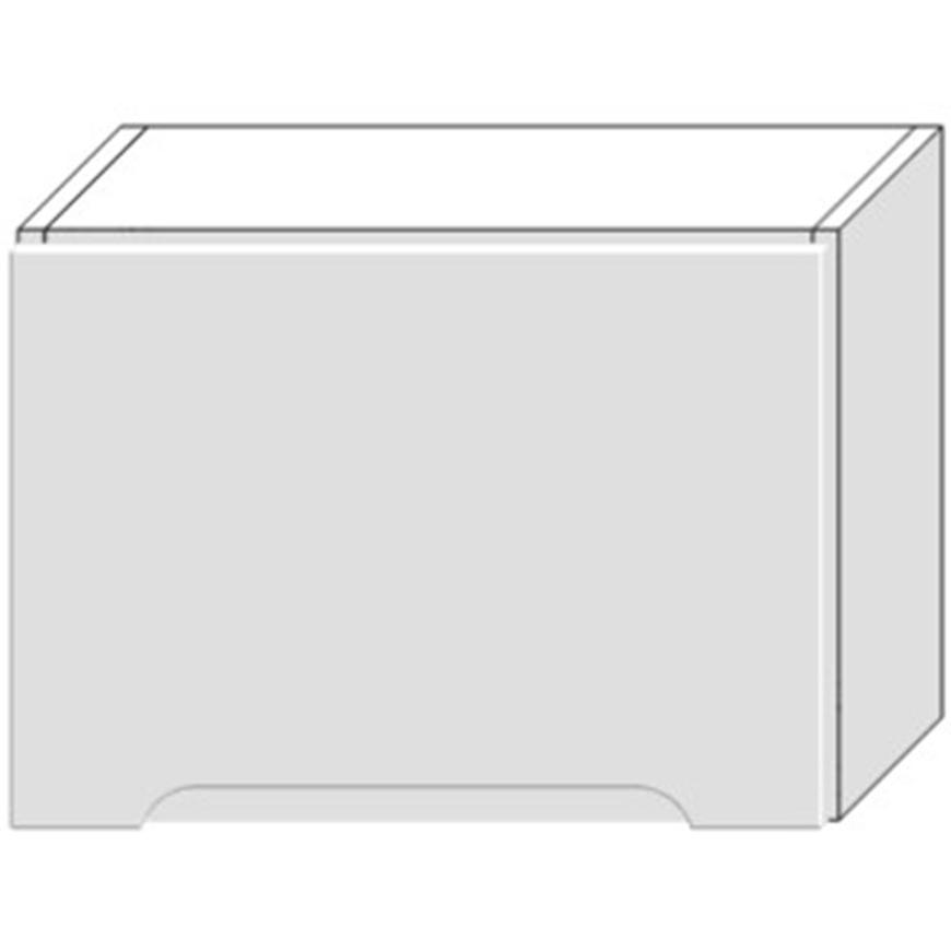 Kuchyňská skříňka Zoya W50okgr / 560 bílý puntík/bílá Baumax