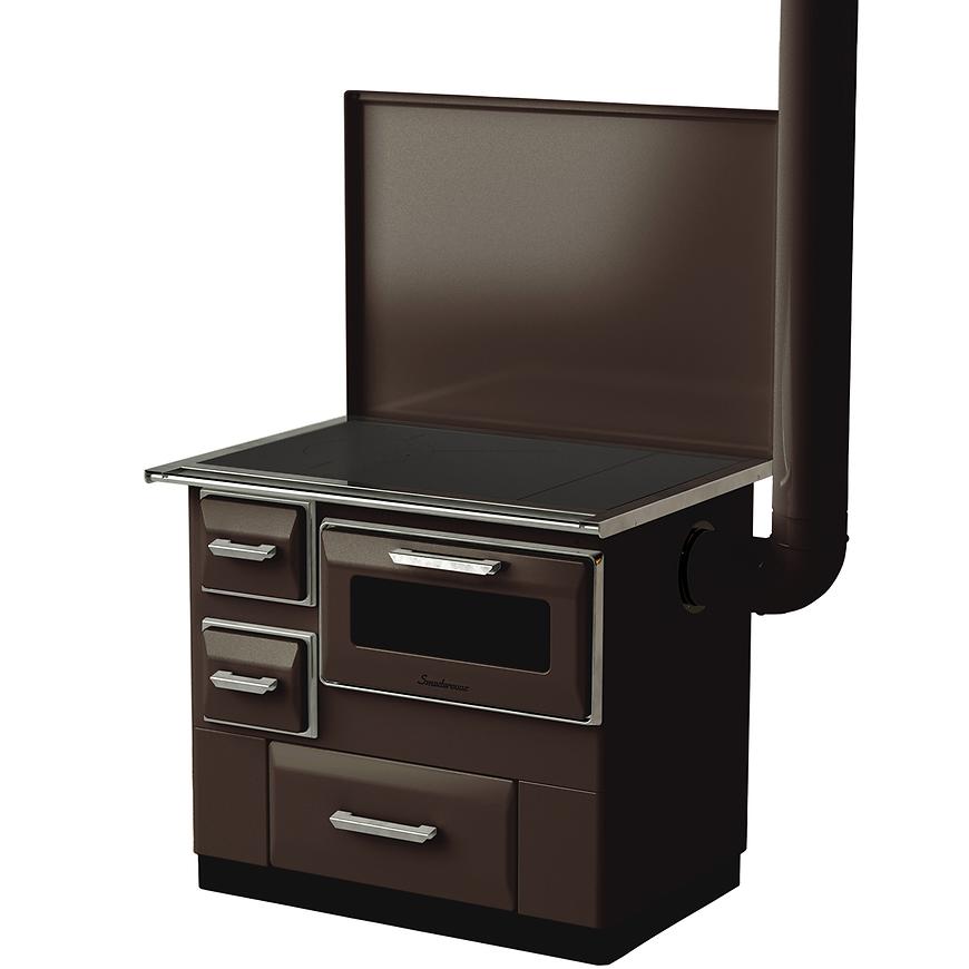 Kuchyňský sporák na tuhá paliva Luna 7 KW pravé provedení