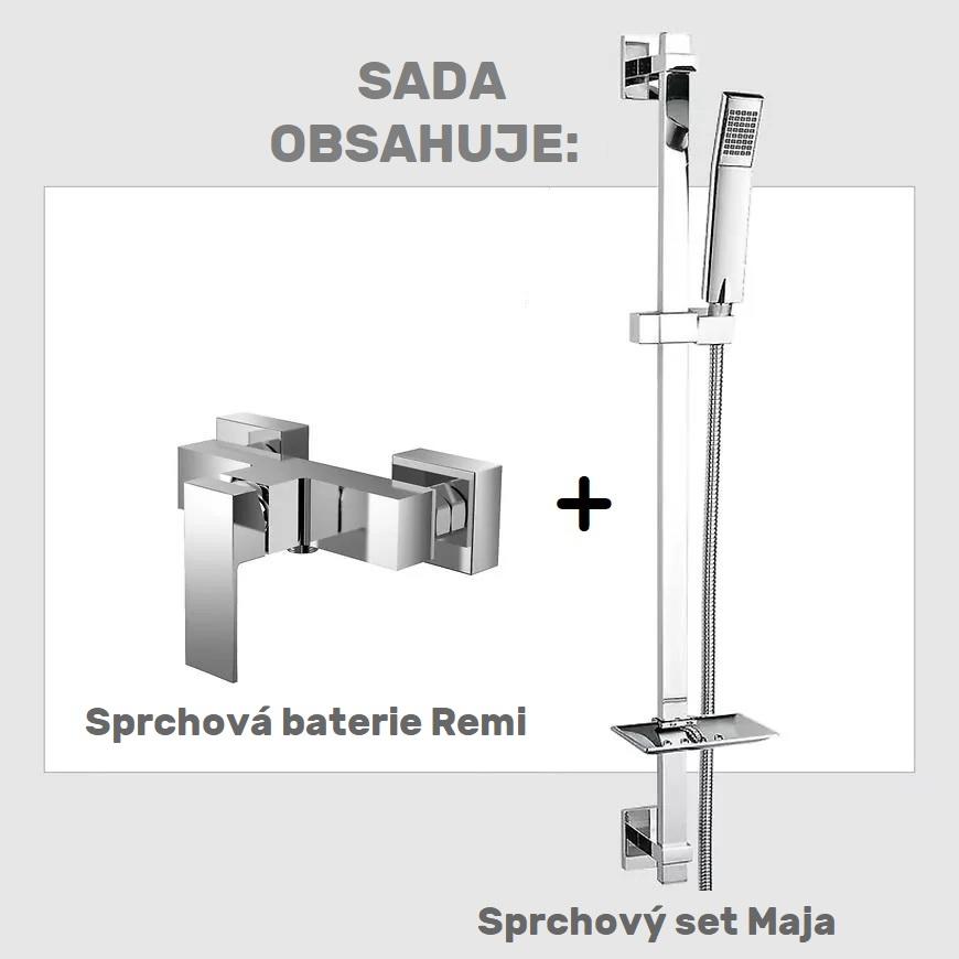 Sada sprchová nástěnná baterie Remi/sprchový set Maja ZNS09 Baumax