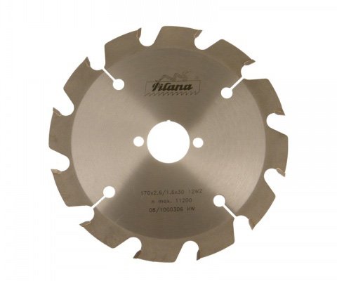 Kotouč pilový Pilana s SK plátky - 170x2.6x30 12z 91WZ