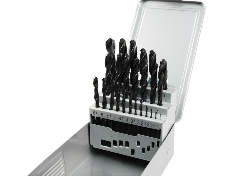 Sada vrtáků do kovu HSS 25ks 1-13/0.5mm Extol Premium 8801192