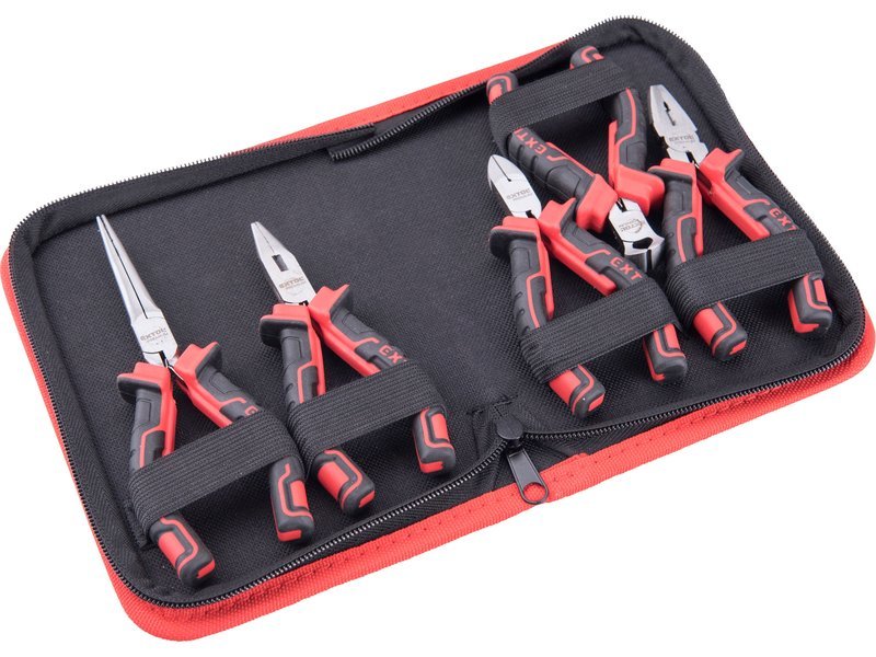 Sada kleští mini 5ks pouzdro Extol Premium 8813030