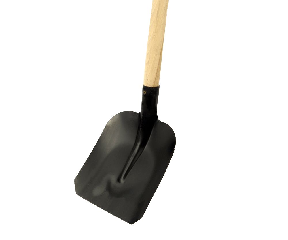Lopata rovná ocelová s násadou - malá