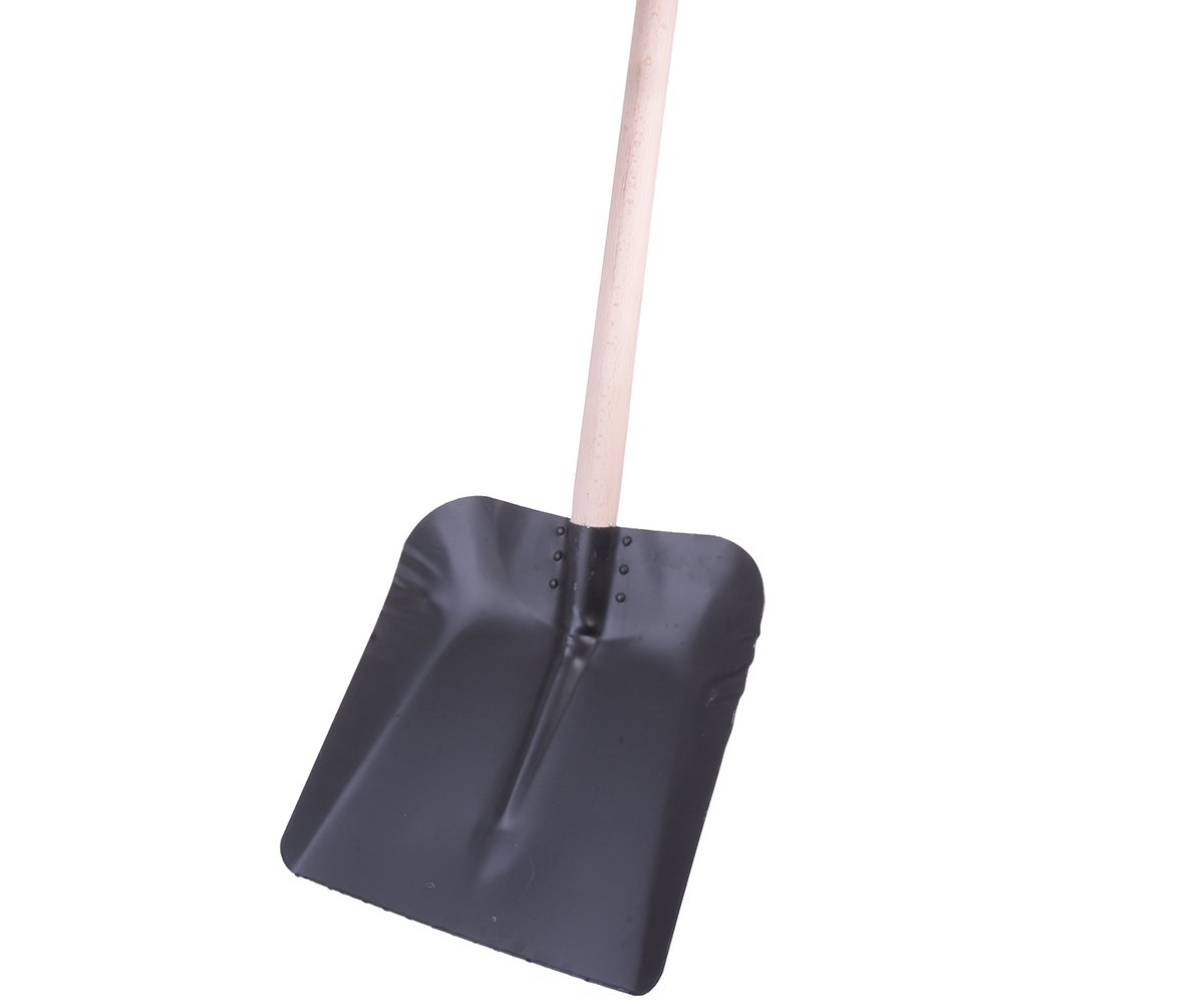 Lopata rovná ocelová s násadou - velká
